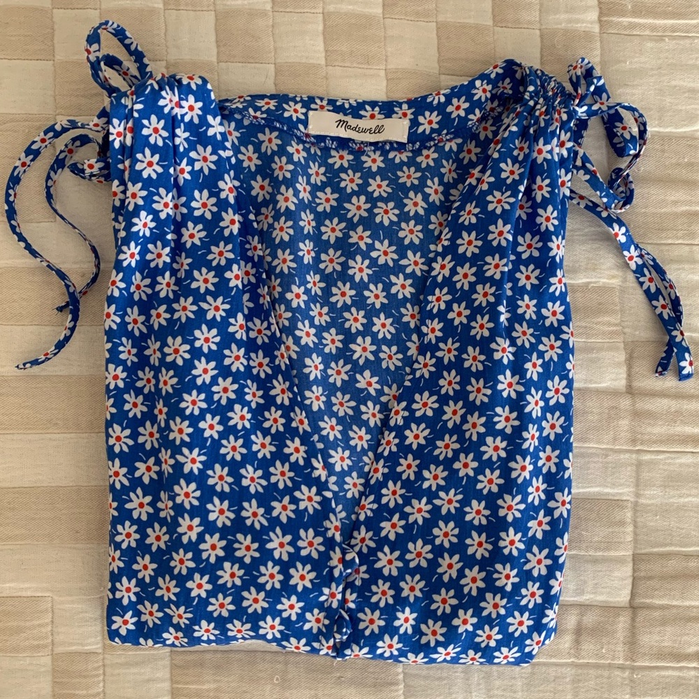 Madewell Belle Tank Top in Mini Daisy (M)